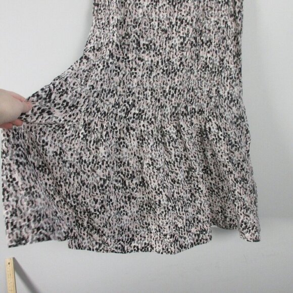 Club Monaco Mini Dress Sleeveless 6 Multicolor Fit & Flare Detachable Slip 148 - Picture 5 of 9